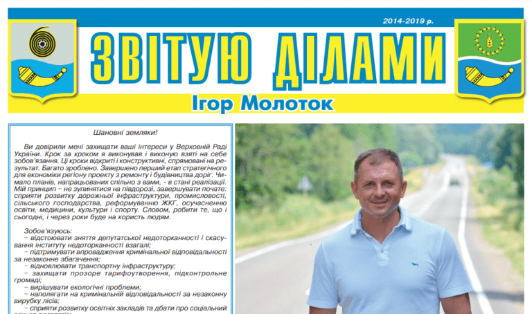 Звіт Ігор Молоток