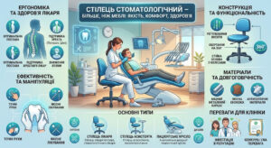 Стілець стоматологічний: ергономіка та комфорт для лікаря і пацієнта